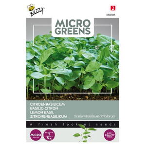 Micro Greens, Citronbasilikum, frøpose