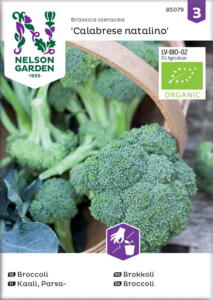 Økologisk broccoli, Calabrese natalino, frøpose