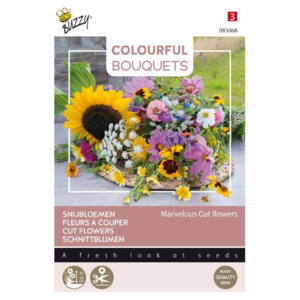 Billede af Colourful bouquets,  Fantastiske snitblomster, frøpose