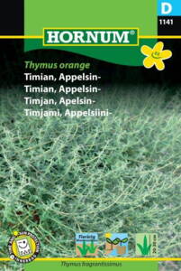 Timian, Appelsin-, Thymus Orange frø