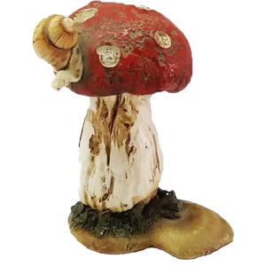 Billede af Toadstool with snail / paddehat med snegl fra Fiddlehead Fairy Gardens
