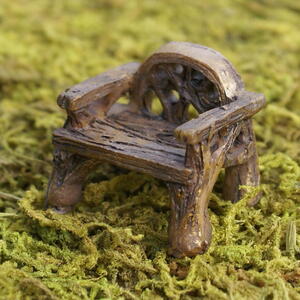 Billede af rustic chair fra Fiddlehead Fairy Gardens