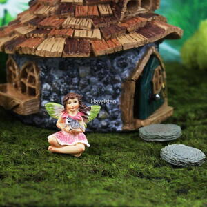Billede af Bella fairy / Feen Bella fra Fiddlehead Fairy Garden