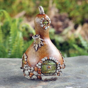 Billede af Micro-Mini gourd house / Micro-mini Kalabashus fra Fiddlehead Fairy Garden