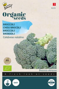 Økologisk broccoli , frøpose