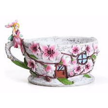 Billede 1 af Cherry Blossom cup / Tekop med Kirsebærblomster fra Fiddlehead Fairy Garden