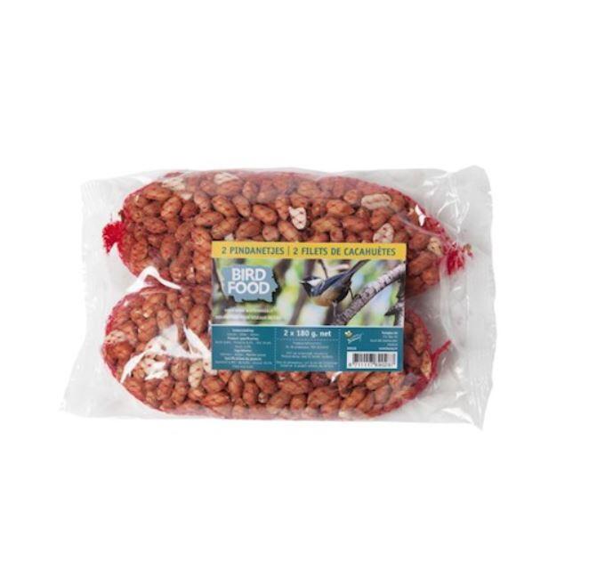 Jordnødder/peanuts i net uden skaller, 2 stk
