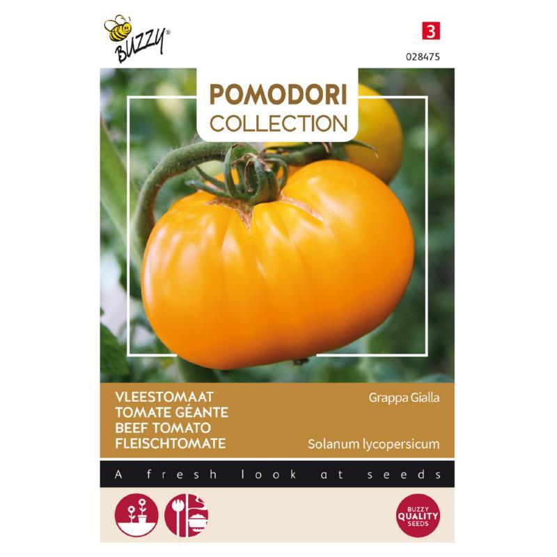 Pomodori Coll., Bøftomat, Grappa Gialla, frøpose