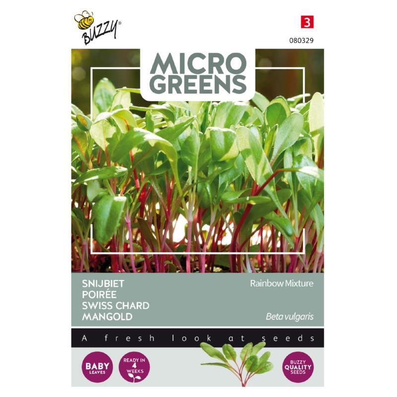 Micro Greens, Bede, Rainbow mix, frøpose