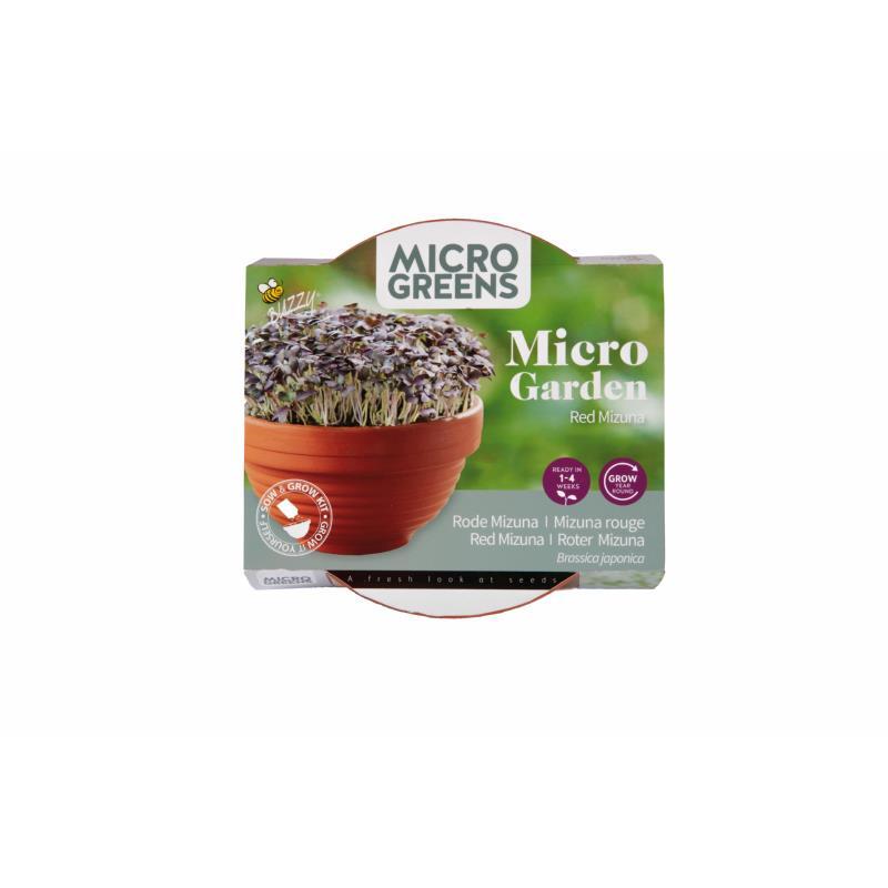 Micro Greens, Grow kit, Red Mizuna
