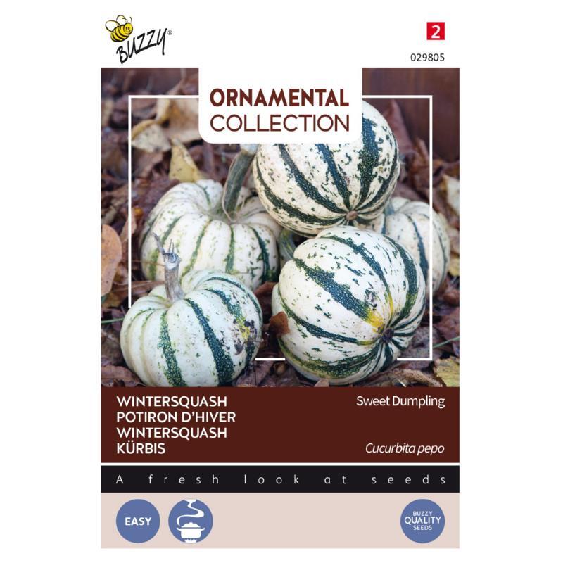 Ornamental Coll., Græskar, Sweet Dumpling, frøpose
