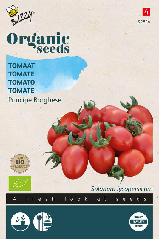 Billede af Økologisk tomat, Principe Borghese, frøpose