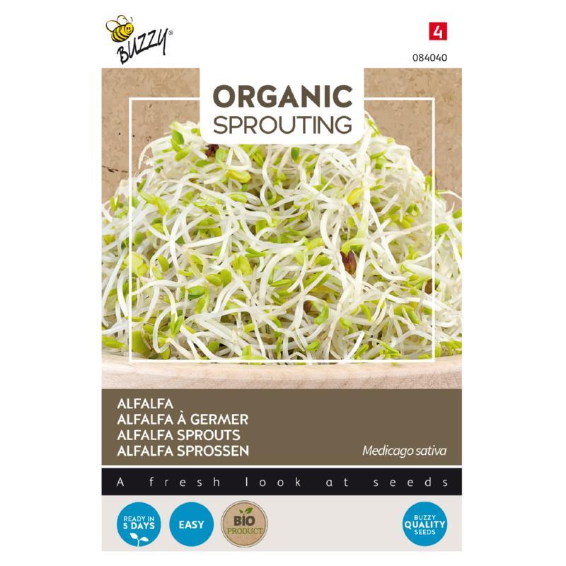 Økologiske Alfalfa-/Lucernespirer, frø