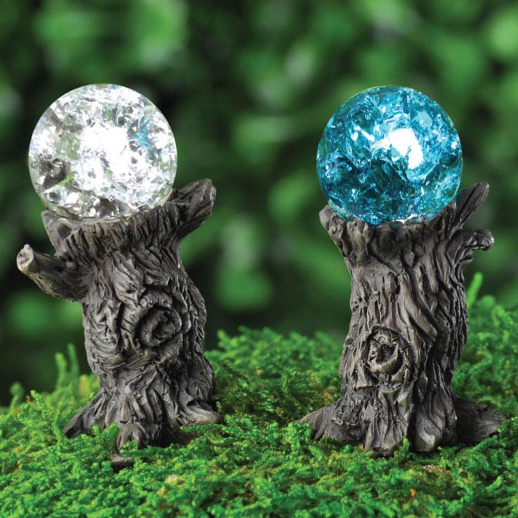 Billede af Gazing ball stumps / Krystalkugle på stub fra Fiddlehead Fairy Gardens