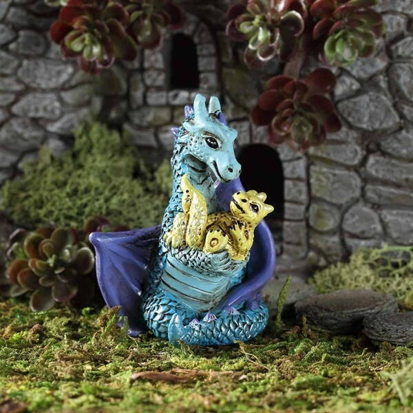 Billede af Mum & baby dragons / Mor- & babydrage fra Fiddlehead Fairy Garden