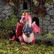 Billede af Dragon with flowers / Drage med blomster fra Fiddlehead Fairy Garden