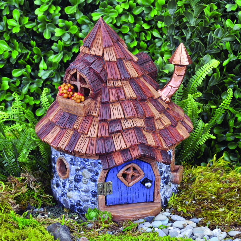 Billede af Shingletown Cone Top House / Hus med kegletag fra Fiddlehead Fairy Gardens