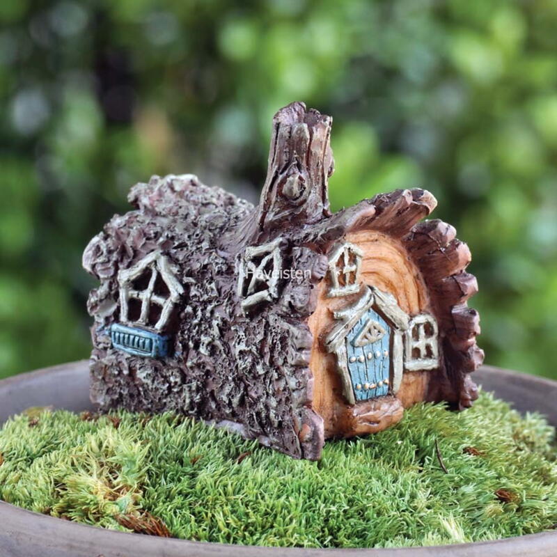 Billede 1 af Mini log house / Mikrohus  fra Fiddlehead Fairy Garden