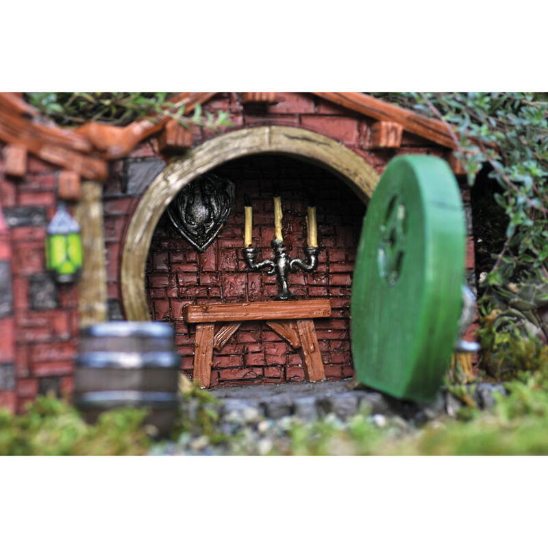 Billede 2 af Brick burrow / Murstenshule med dør fra Fiddlehead Fairy Garden