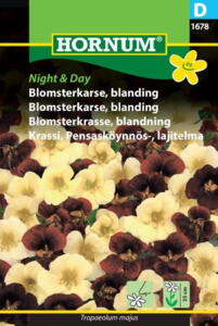 Blomsterkarse, lav blanding, Night and Day, frø