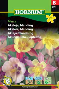 Akeleje, Merry, Blanding, frø