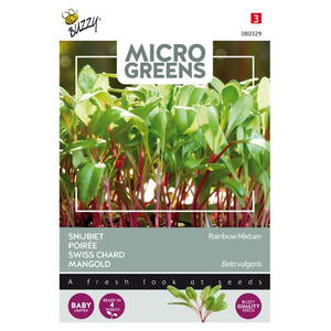 Micro Greens, Bede, Rainbow mix, frø