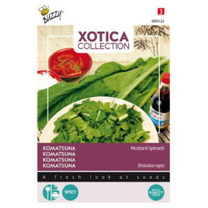 Xotica Coll., Komatsuna / Sennepspinat / japansk sennep, frø
