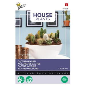 Houseplant coll., Kaktus, mix, frø