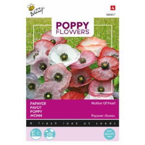 Poppy Coll. Valmue, Mother of Pearl mix, frø
