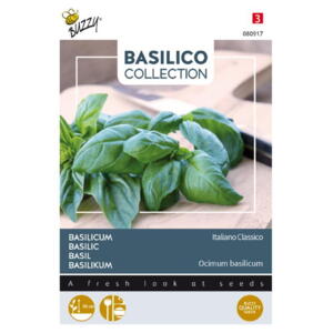 Basilico Coll., Sød Storbladet Basilikum, Genovese, frø