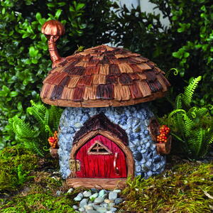 *UDGÅR* Shingletown mushroom gnome home / Gnom svampehus