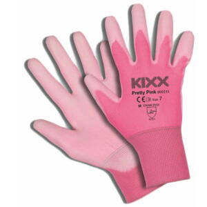 KIXX havehandsker, str. 7, Pretty Pink